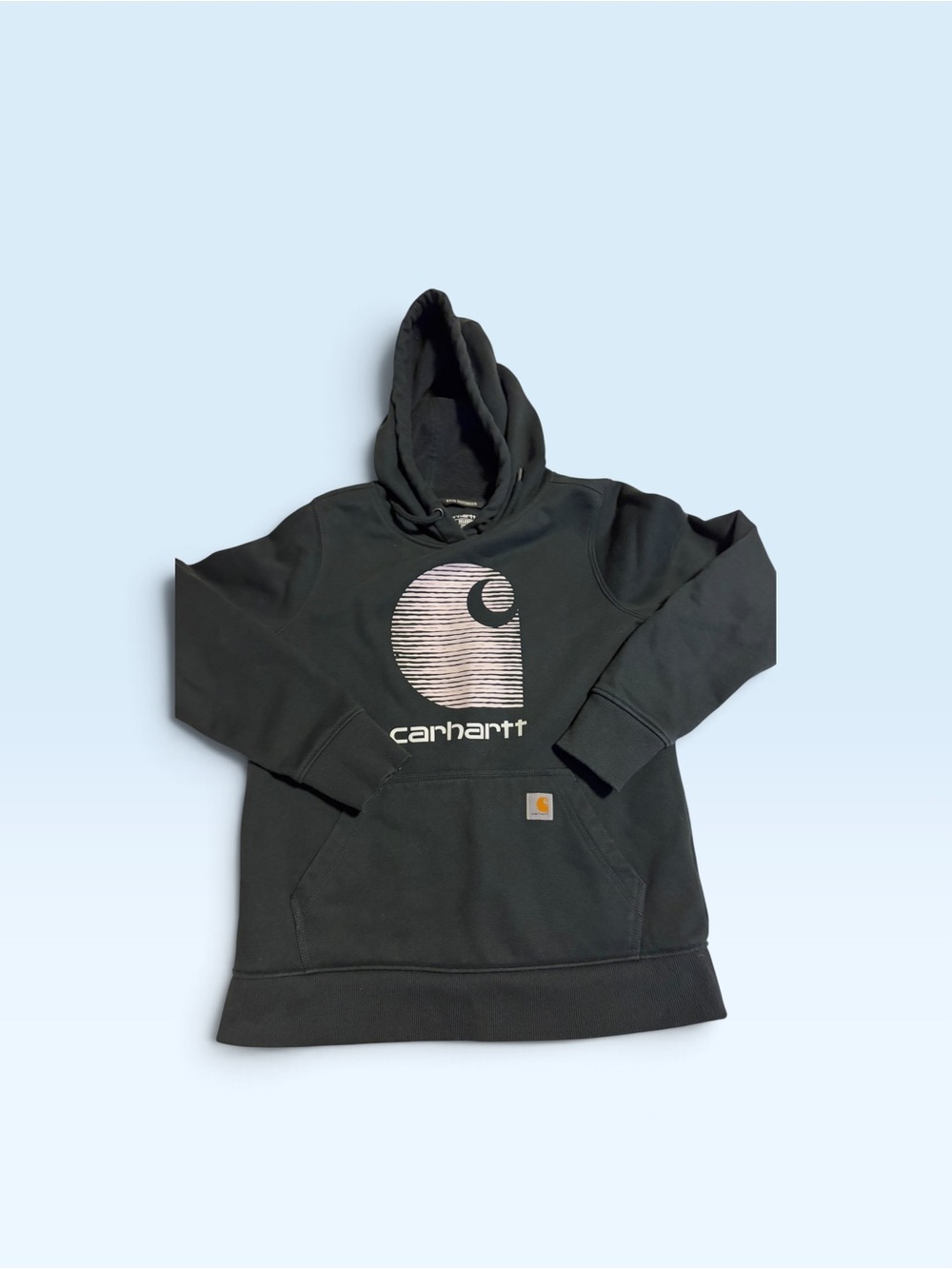 Carhartt Black Relaxed Fit Hooded Sweatshirt